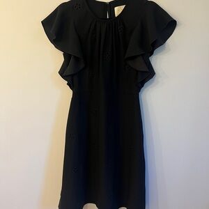 Excellent condition Kate Spade Dress Size 4 cut out Black